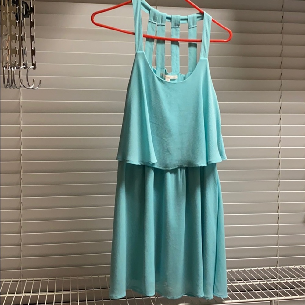 Teal dress